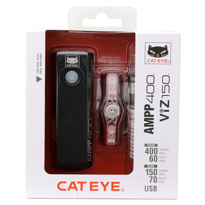 Cateye Ampp 400/ Viz 150 Lightset