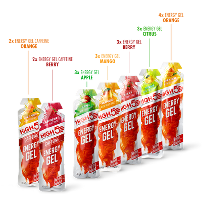 High5 Energy Gel Mixed Box (15 Pieces) 15x66g