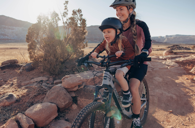 Kids Ride Shotgun Pro Child Bike Seat + Handlebars Combo Black