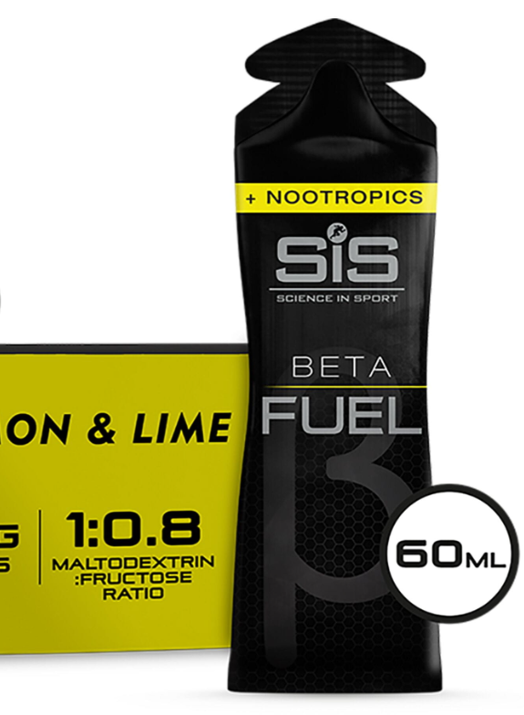 SIS Beta Fuel Gel 6 Pack Lemon and Lime Nootropics 6x60ml