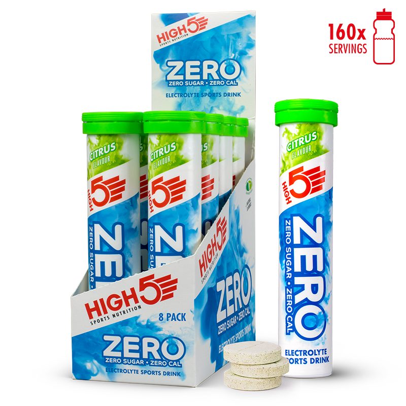 High5 Citrus Zero Electrolyte Sports Drink Box (8 Tubes) 8x80g