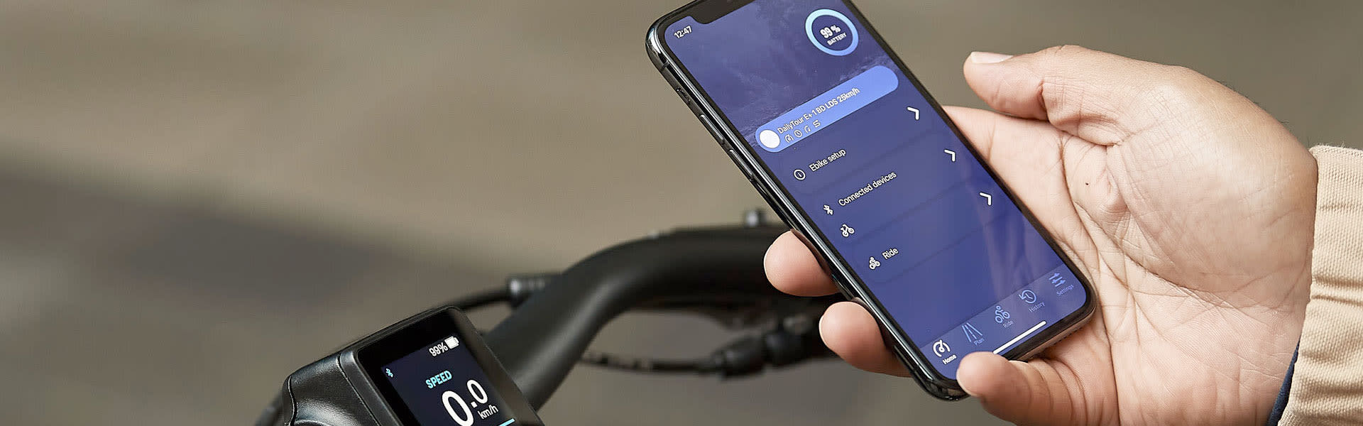 Giant e bike online ride control