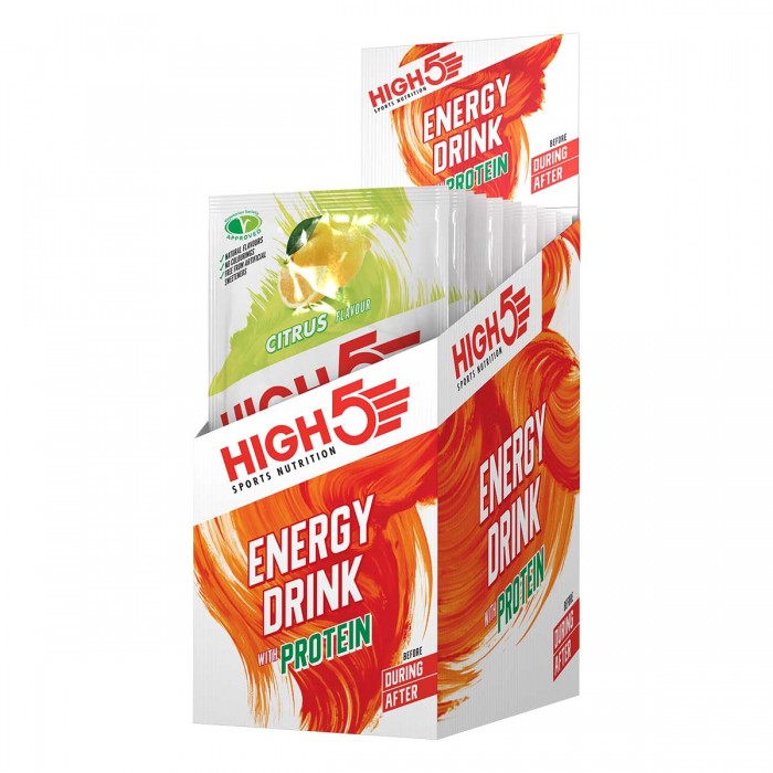 High5 Citrus Energy Drink With Protein Box (12 Pieces) 12x47g