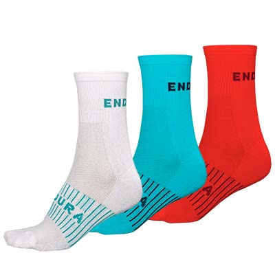 Endura Womans CoolMax Race 3 Pack Sock ll