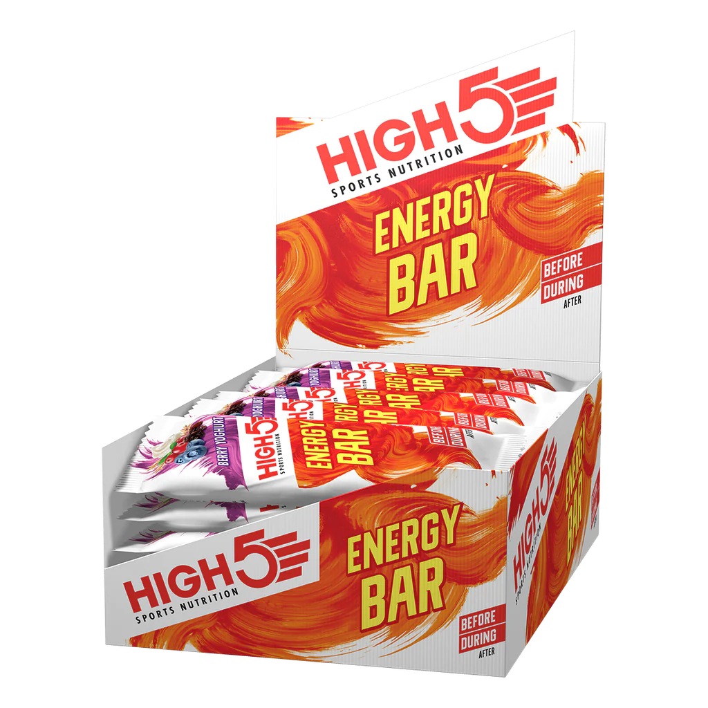 High5 Berry Yoghurt Energy Bar Box (25 Pieces) 25x55g
