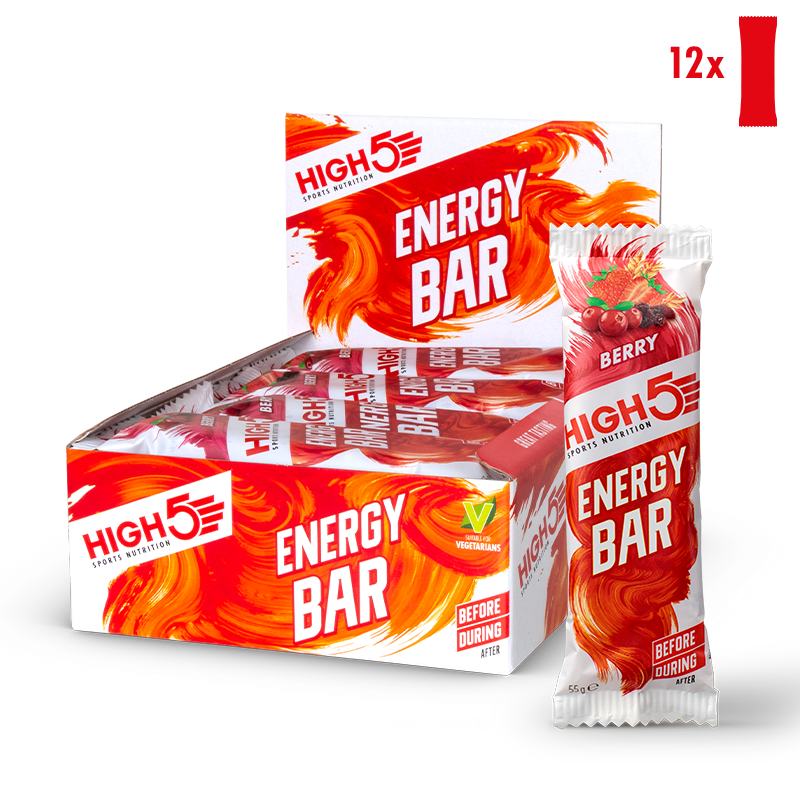 High5 Berry Energy Bar Box 12x55g (12 Pieces)