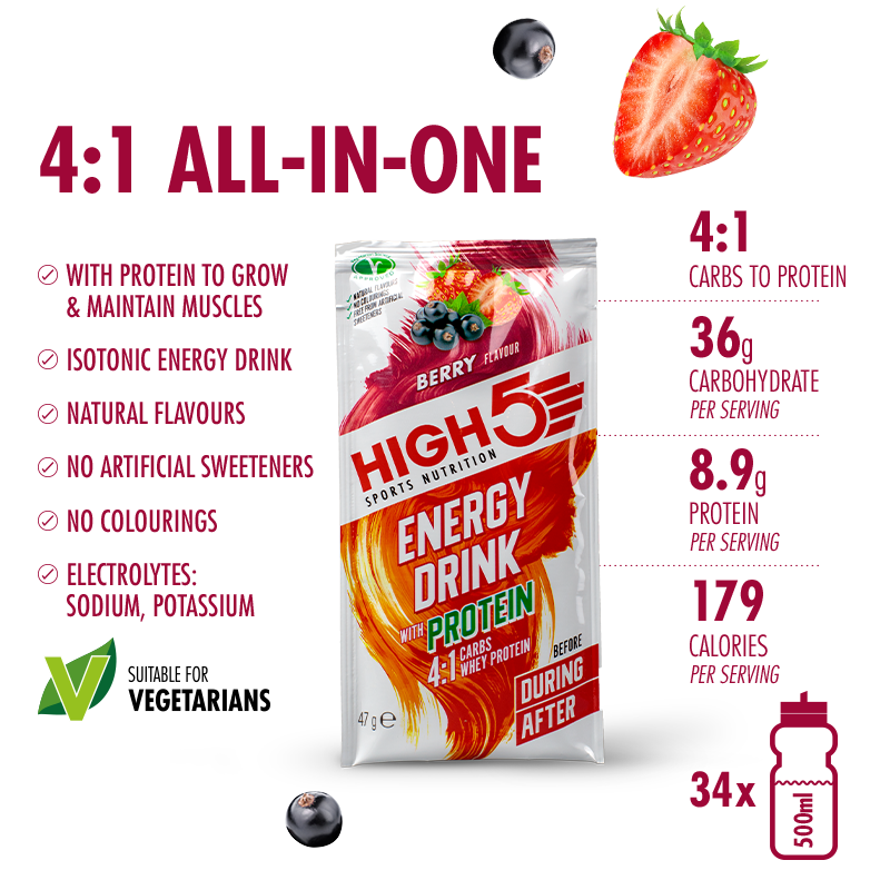 High5 Energy Drink with Protein 47g