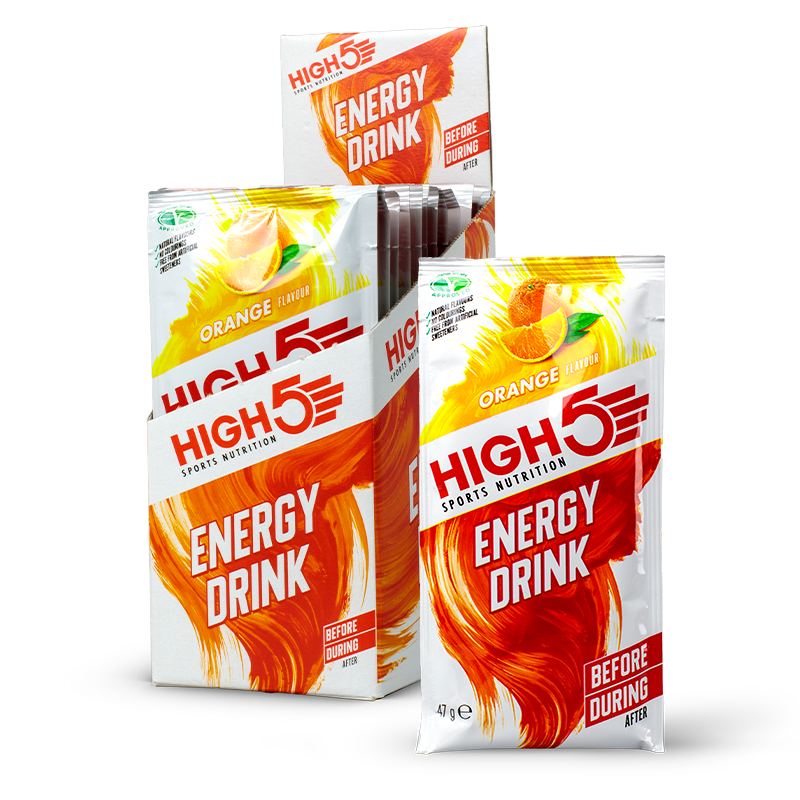 High5 Orange Energy Drink Box (12 Pieces) 12x47g
