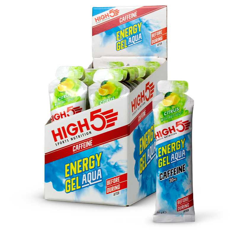 High5 Citrus Caffeine Aqua Energy Gel (20 Pieces) 20x66g