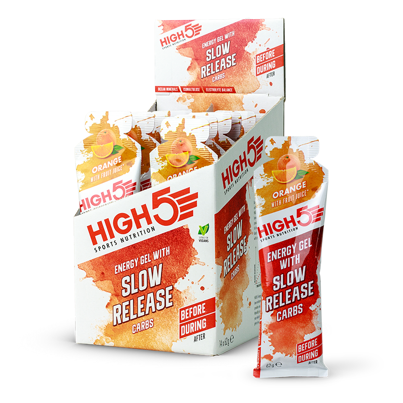 High5 Orange Energy Gel With Slow Release Carbs 62g