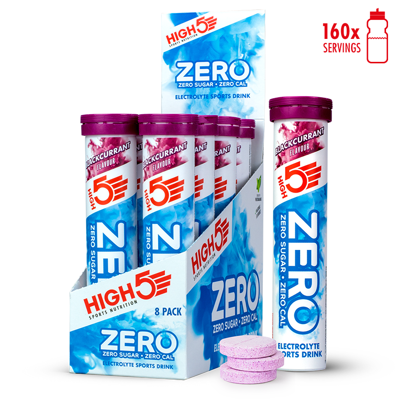 High5 Zero Blackcurrant Electrolyte Sports Drink Box (8 Tubes) 8x80g