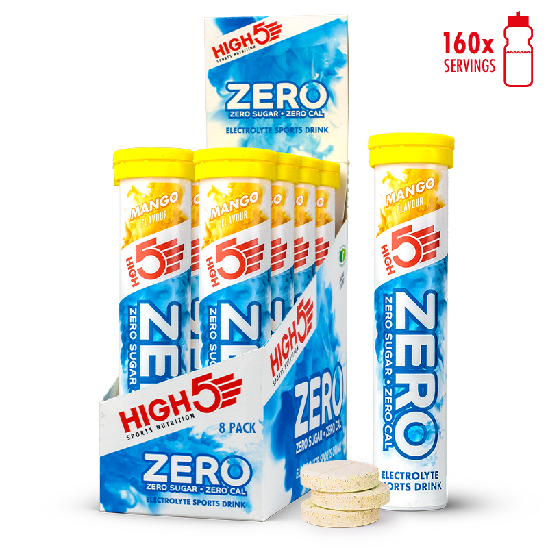 High5 Zero Mango Electrolyte Sports Drink Box(8 Tubes)8x80g