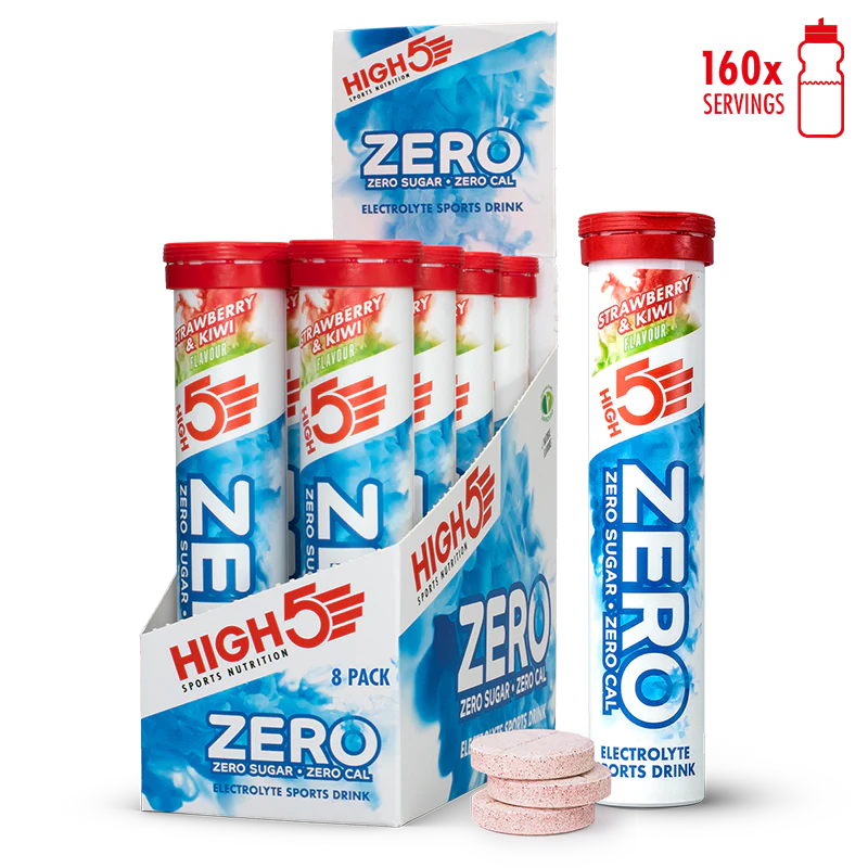 High5 Strawberry And Kiwi Zero Electrolyte Sports Drink (8 Tubes) 8x80g