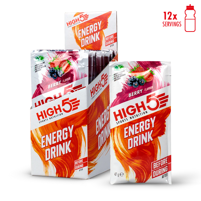 High5 Berry Energy Drink Box(12 Pieces) 12x47g